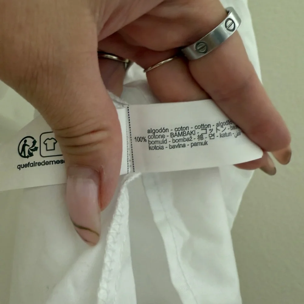 NWT ZARA WHITE halter mini jumpsuit dress open back sleeveless size M - Picture 7 of 10
